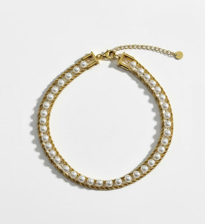 Pearly Trilayer Bracelet