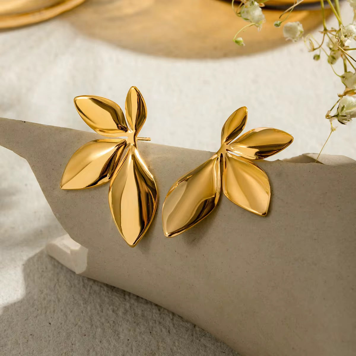 Leaf Shaped Earrings