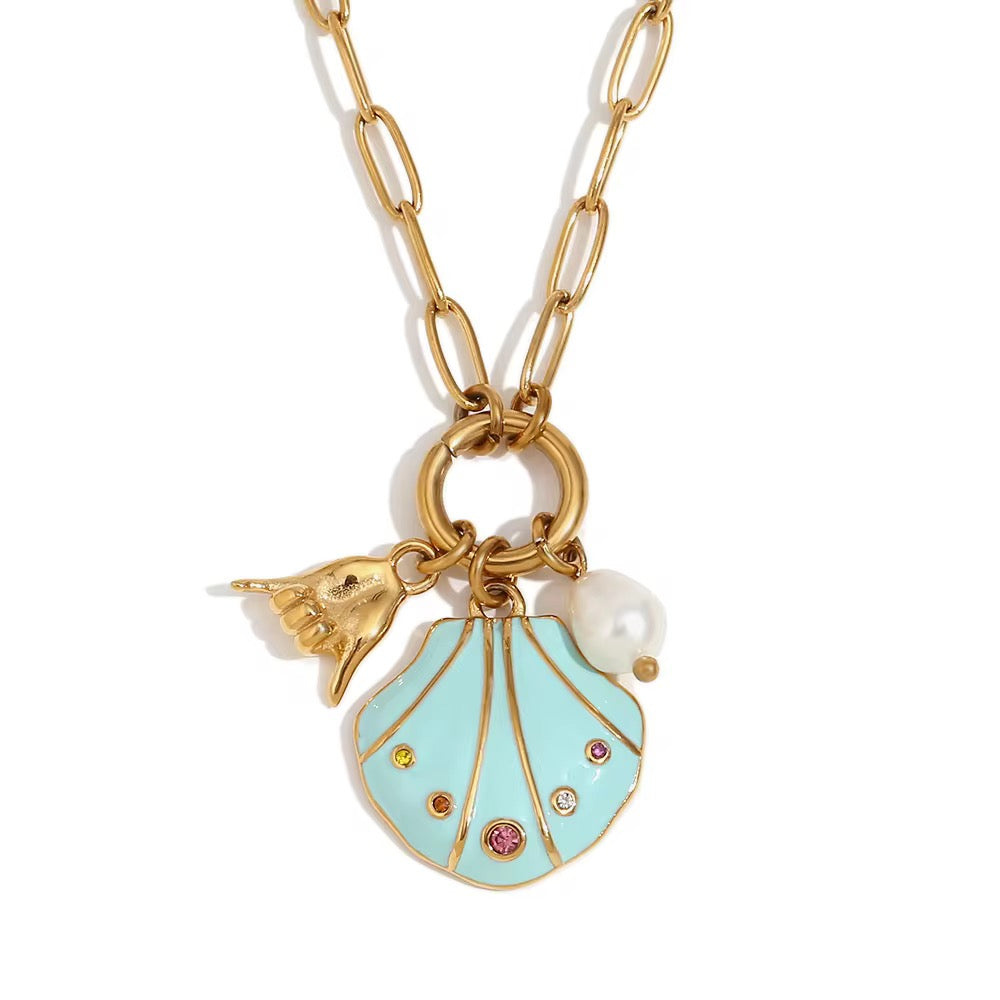 Blue Ocean Necklace