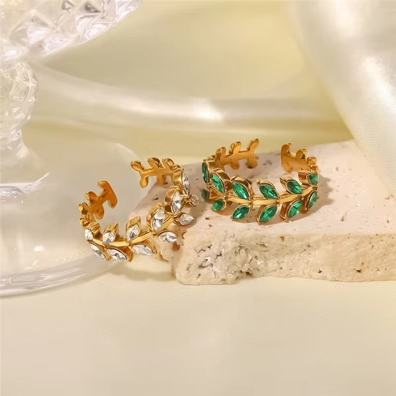 Zirconia Branchy Ring