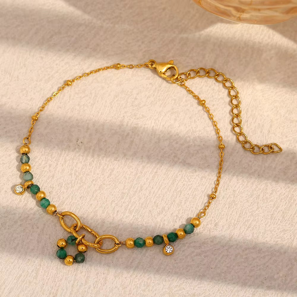 Green Gemstone Bracelet