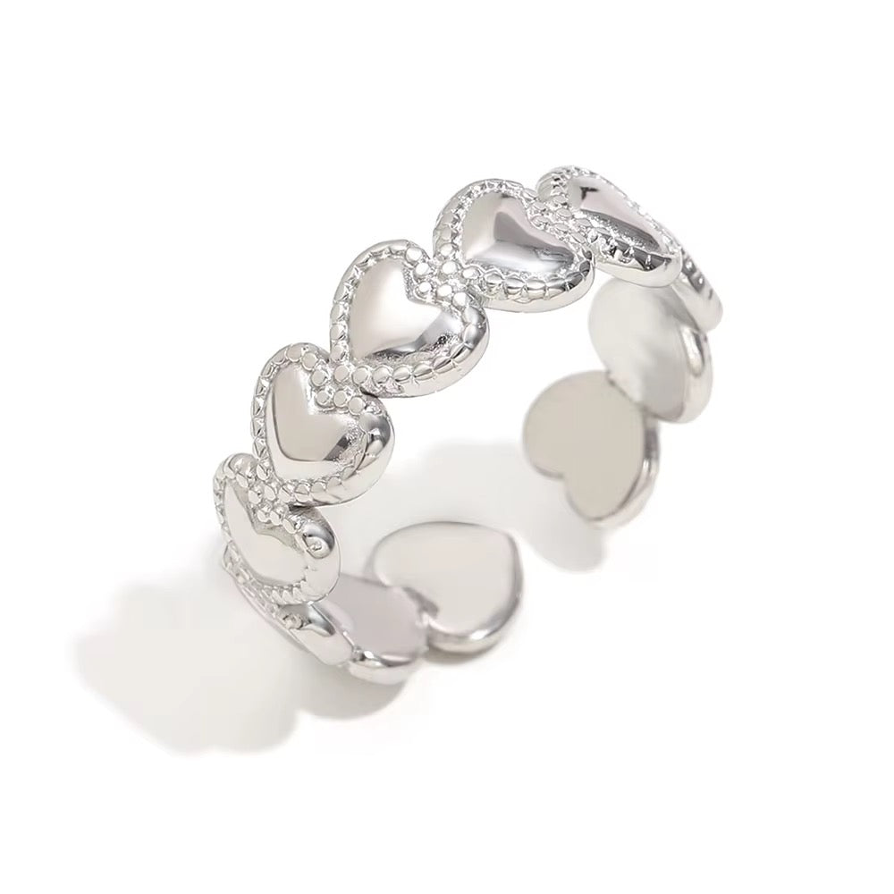 Heart Dotted Ring