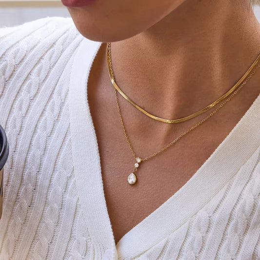 Barista Double Layer Necklace