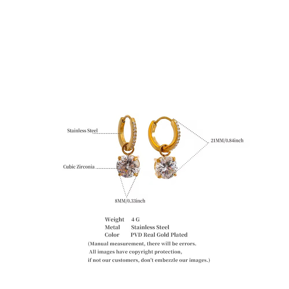 Diamond Solstice Hoops