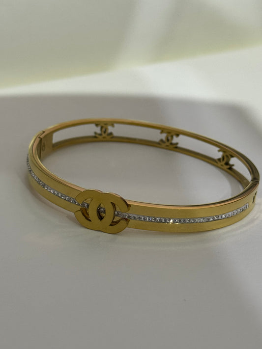 Channel Linear Bangle