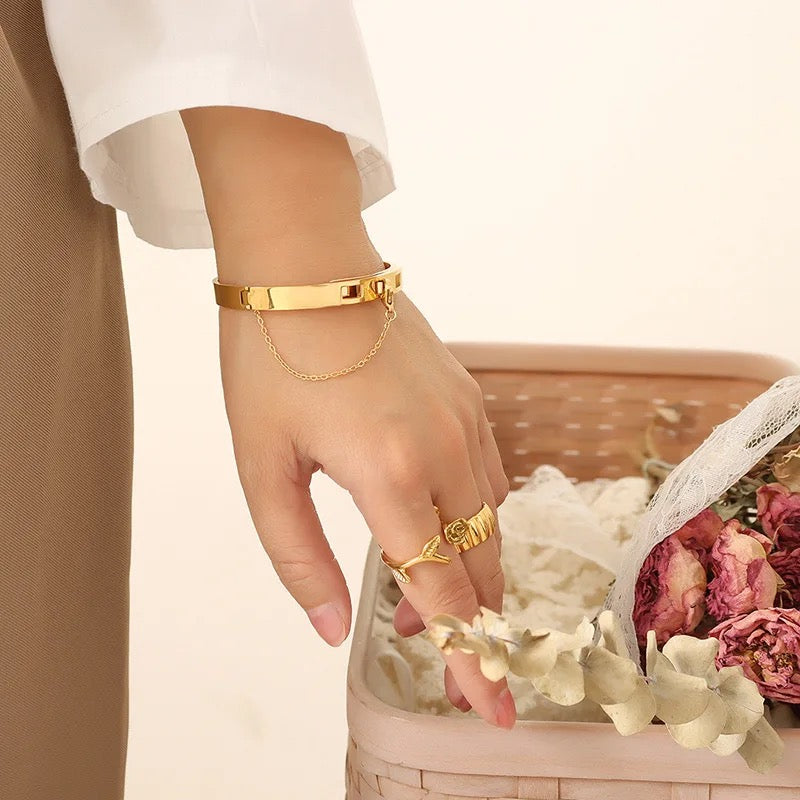 Chain Tassel Bangle
