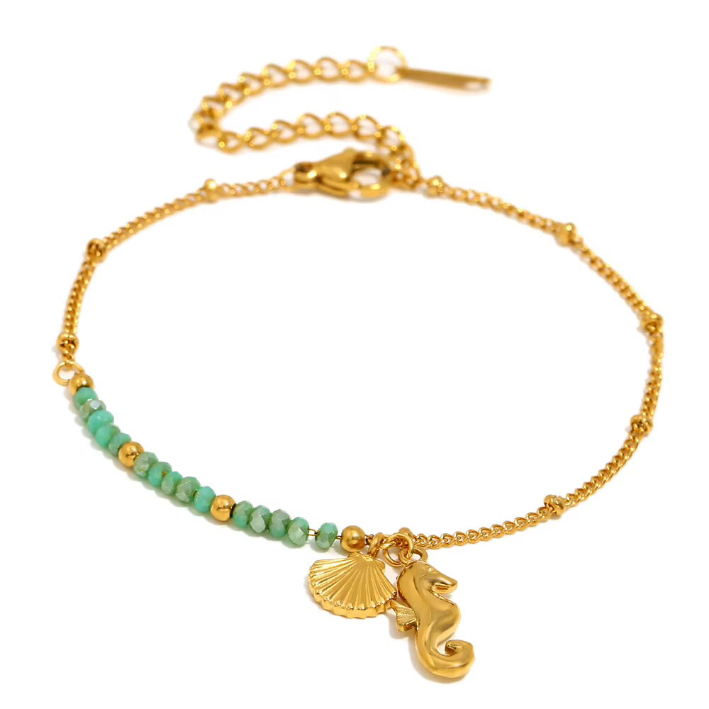 Seahorse Shell Bracelet