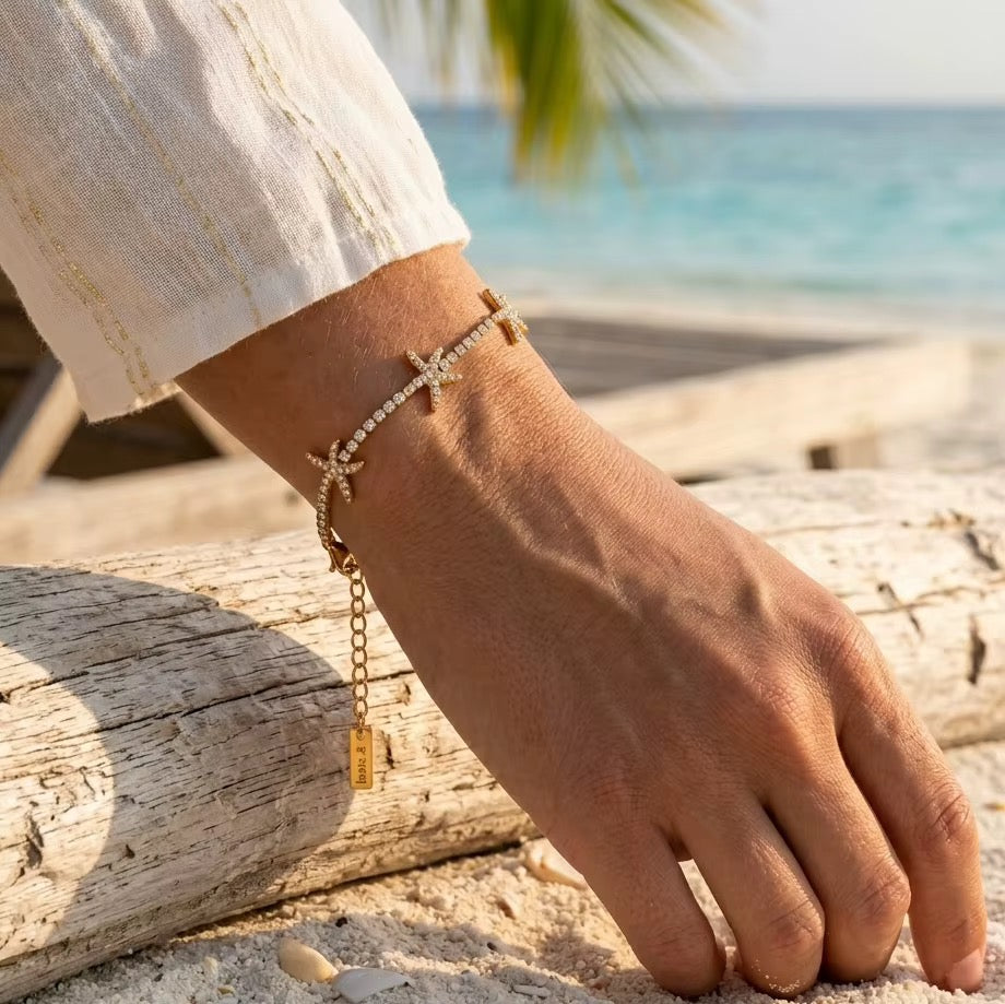 Starfish Zirconia Bracelet