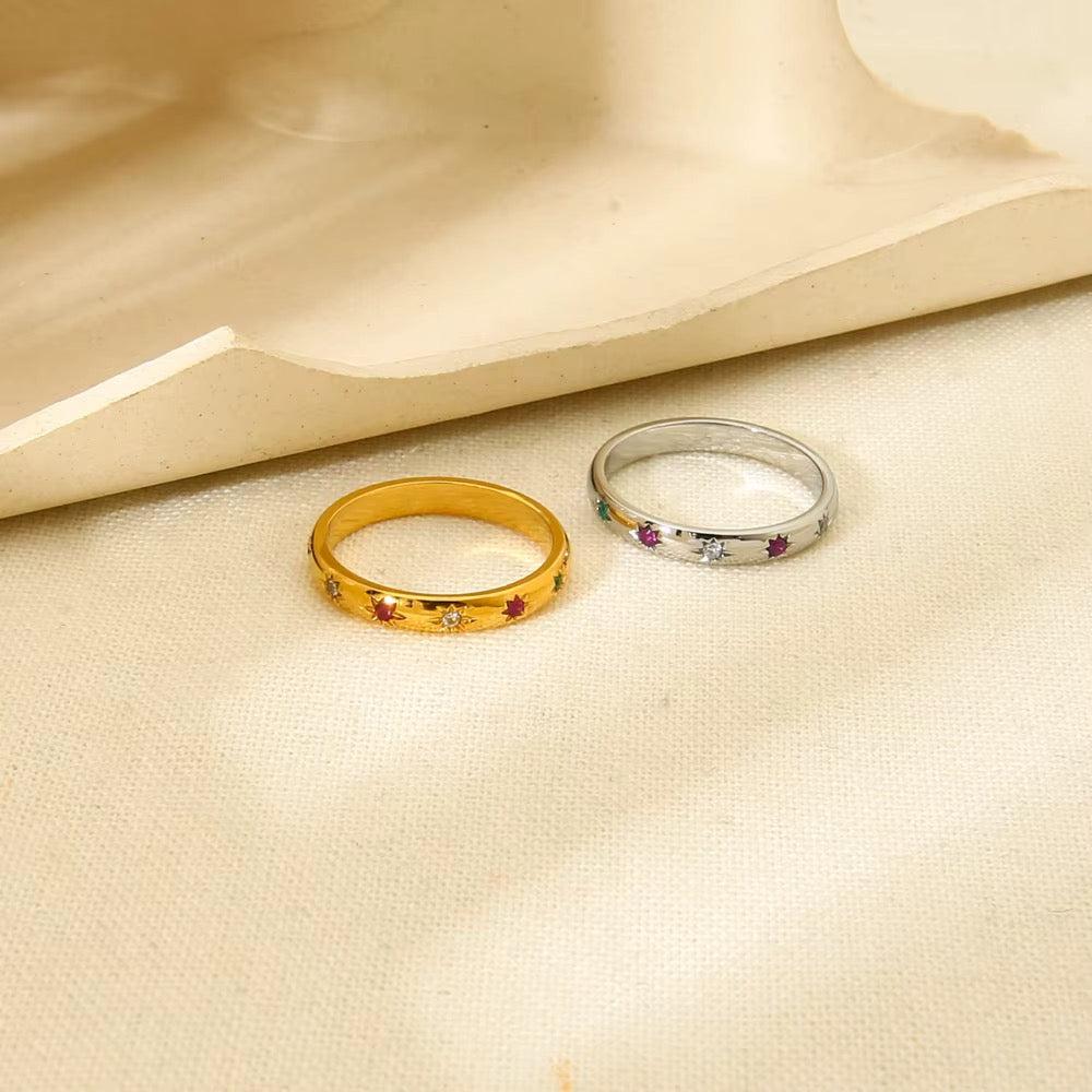 Starry Dainty Ring