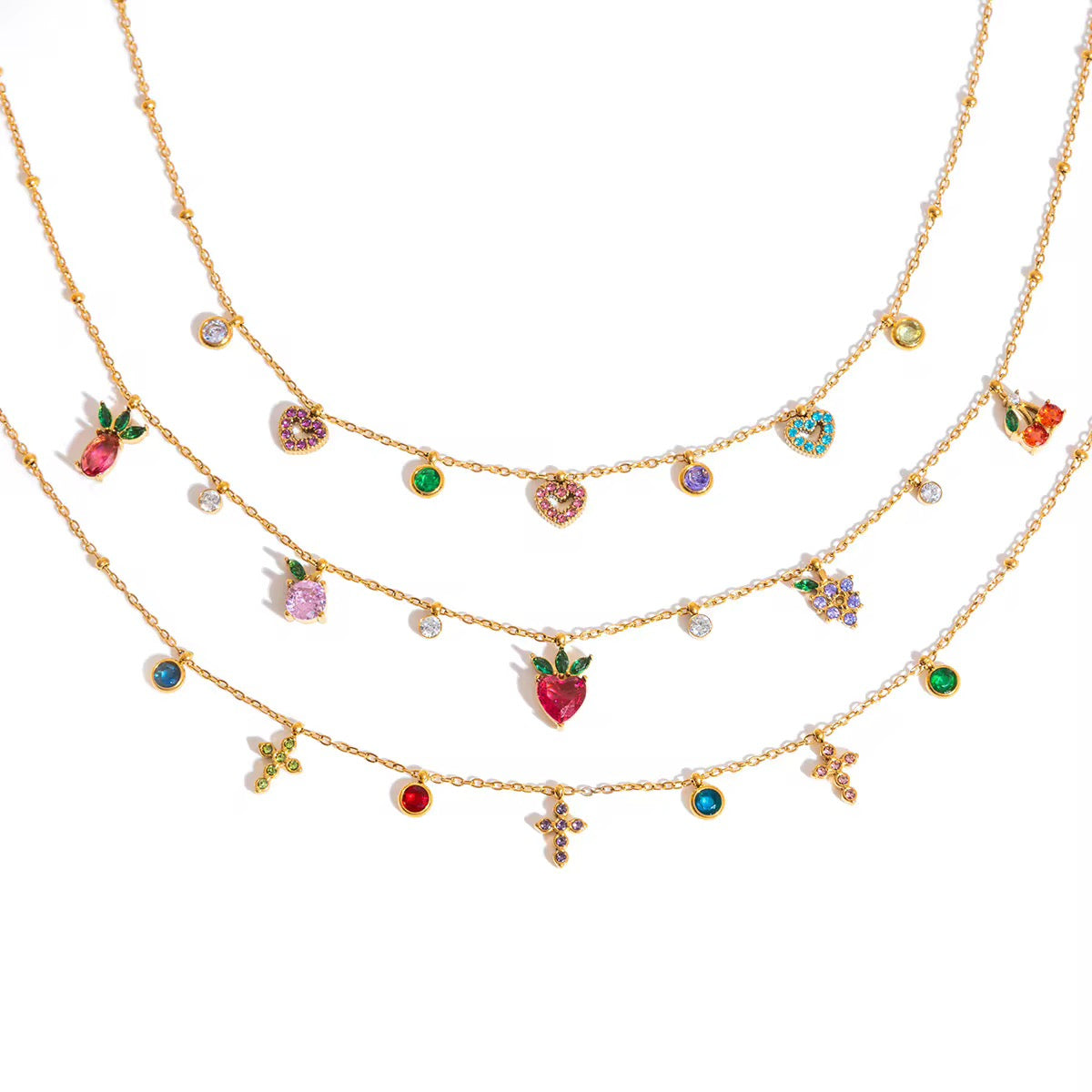 Velmira Hearts Necklace