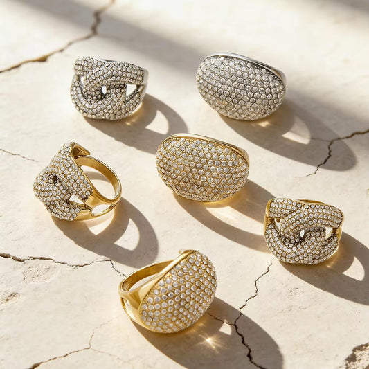 Chunky Zirconia Ring