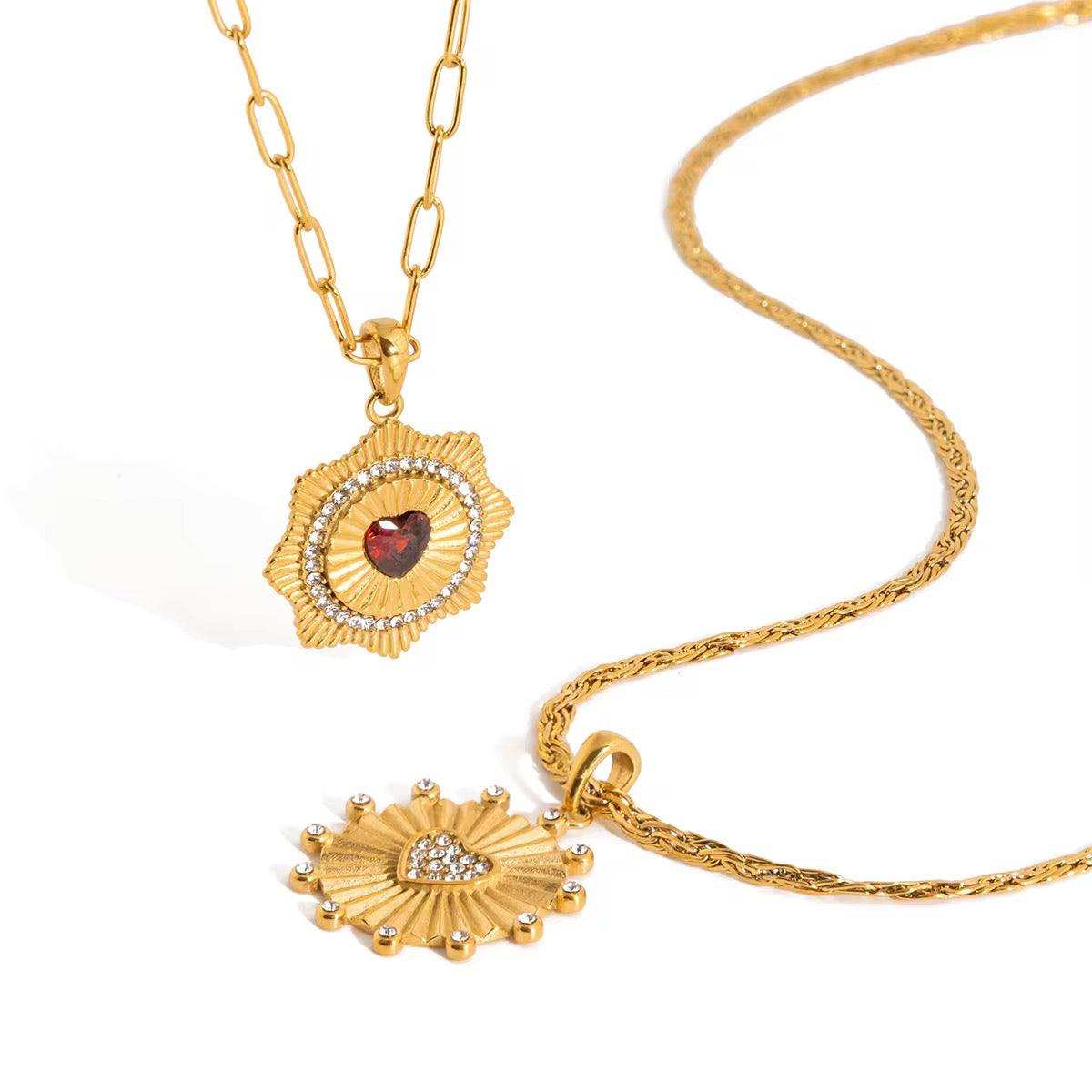 Heart Pudding Necklace