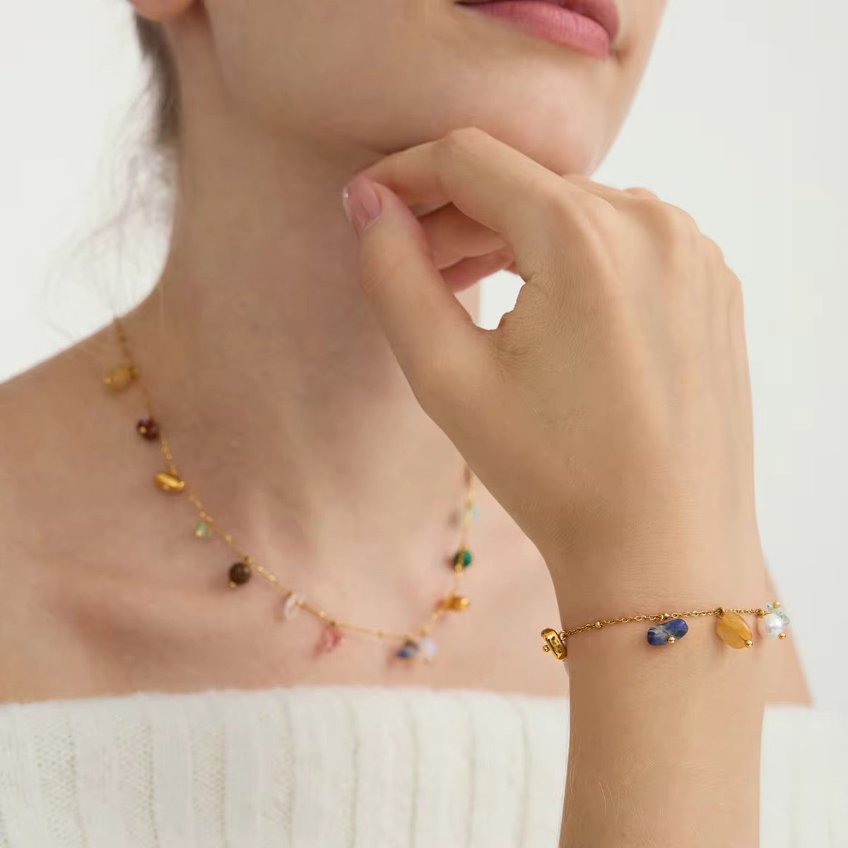 Mixed Stones Bracelet