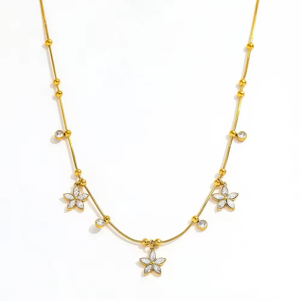 Pashma Floral Necklace