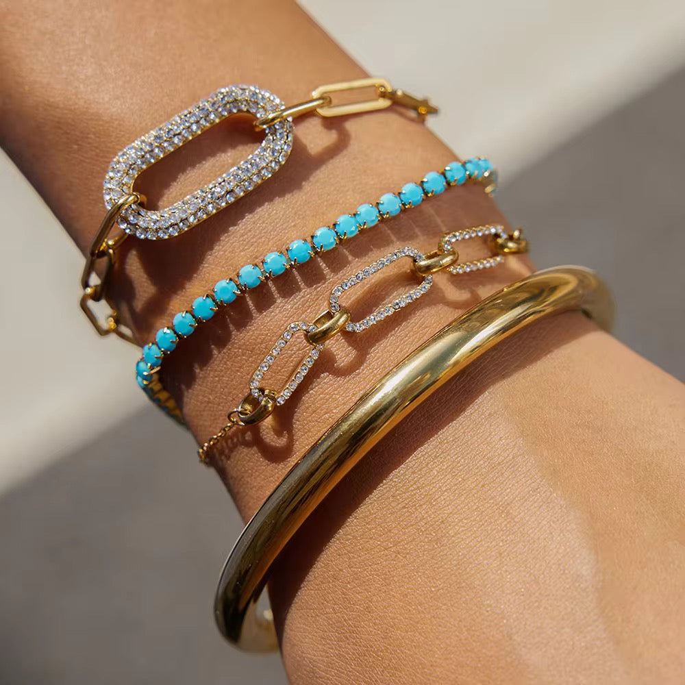 Turquoise Tennis Bracelet