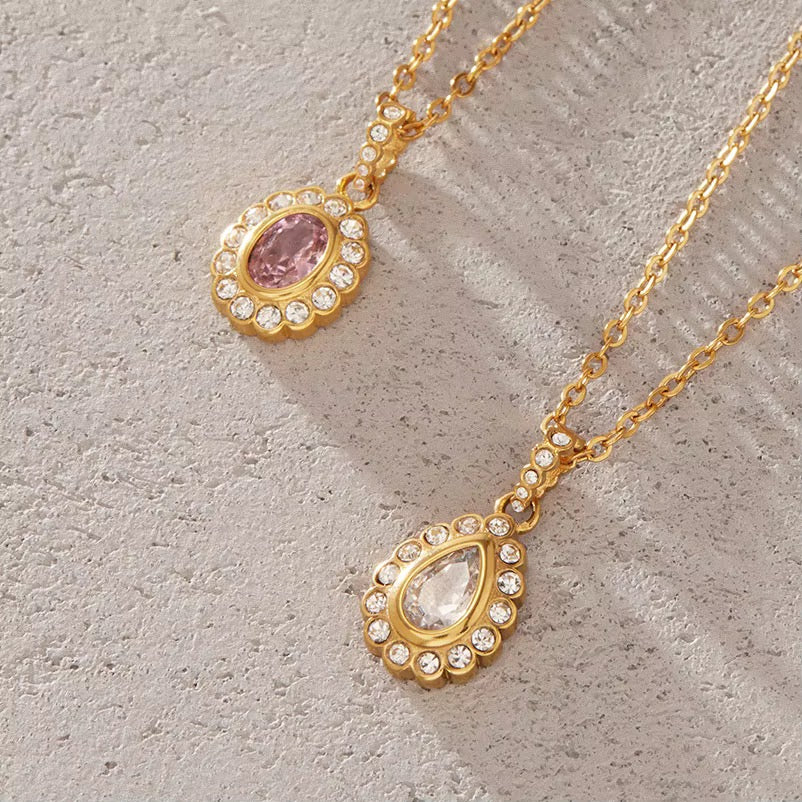 Pink Diana Necklace