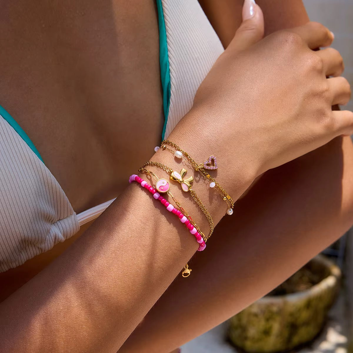Sweetheart Pink Bracelet
