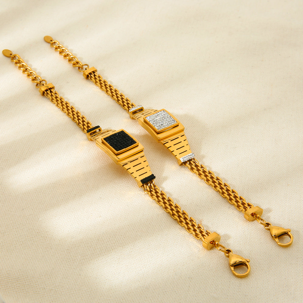 Black Cosmic Watch Bracelet