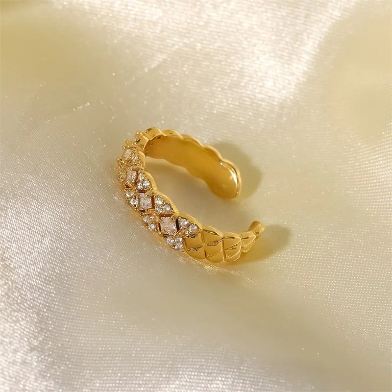 Diamond Ceramic Ring (Adjustable size)