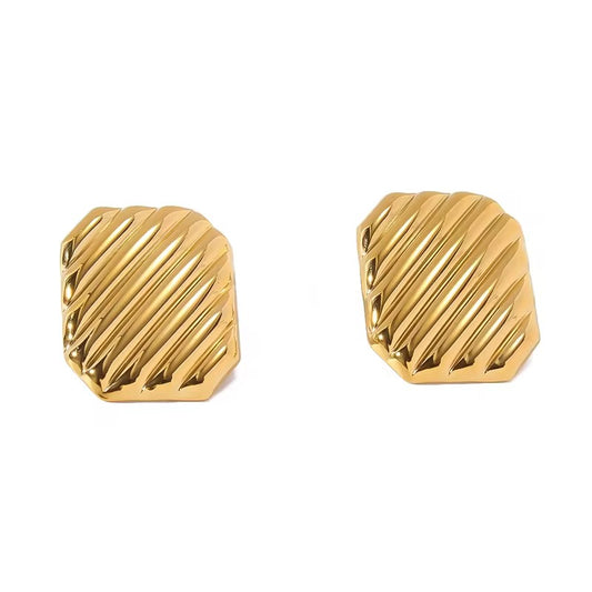 Slanted Stripes Studs