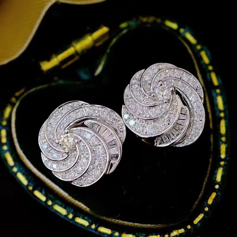 Silver Rotating Studs