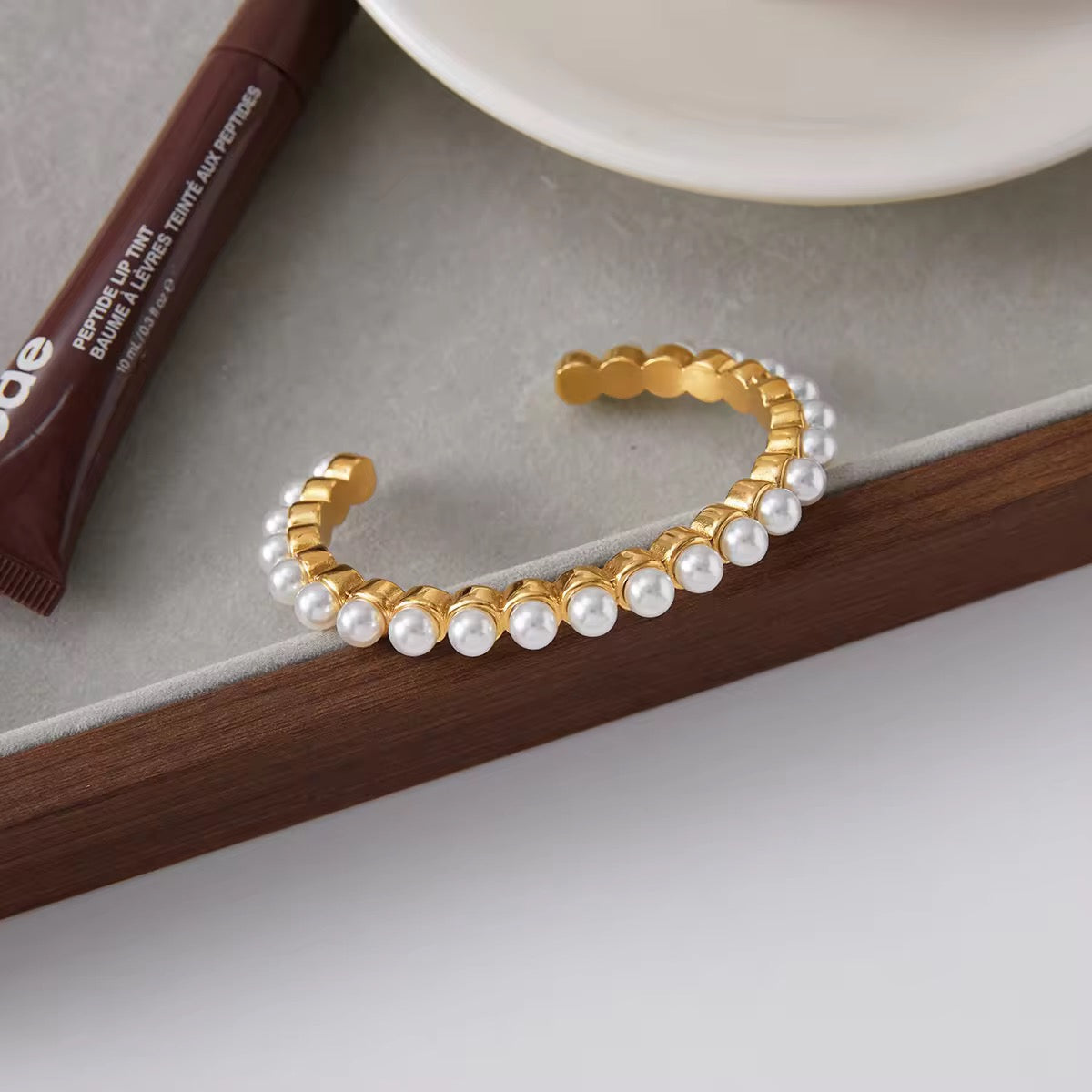 Pearly Beads Cuff