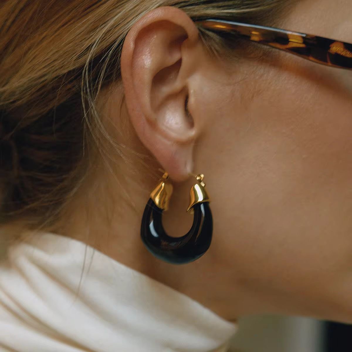 Chunky Resin Hoops