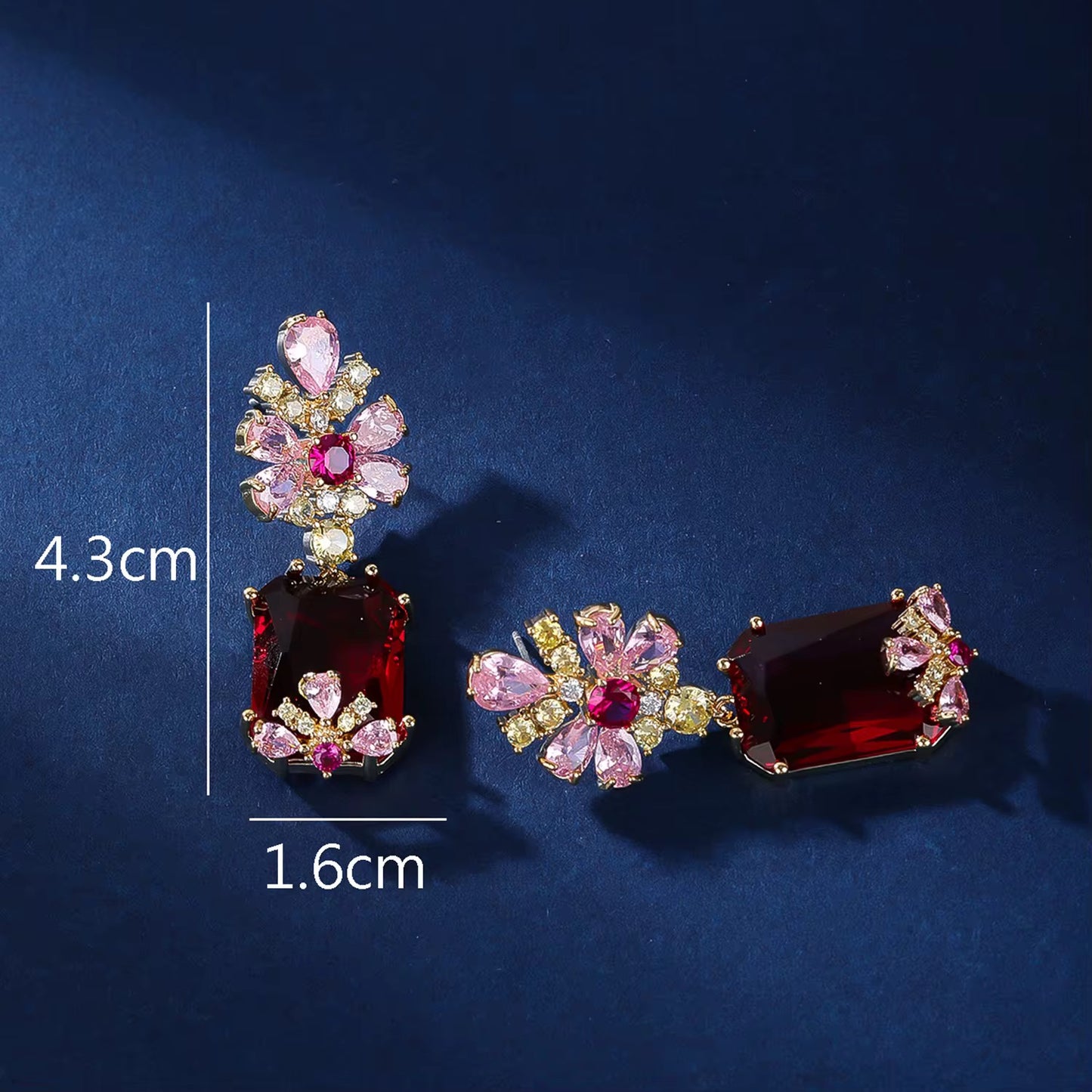 Burgundy Luxe Earrings