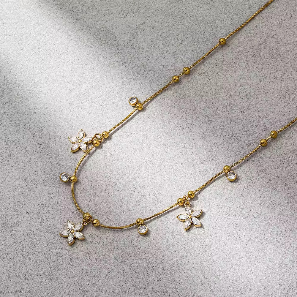 Pashma Floral Necklace