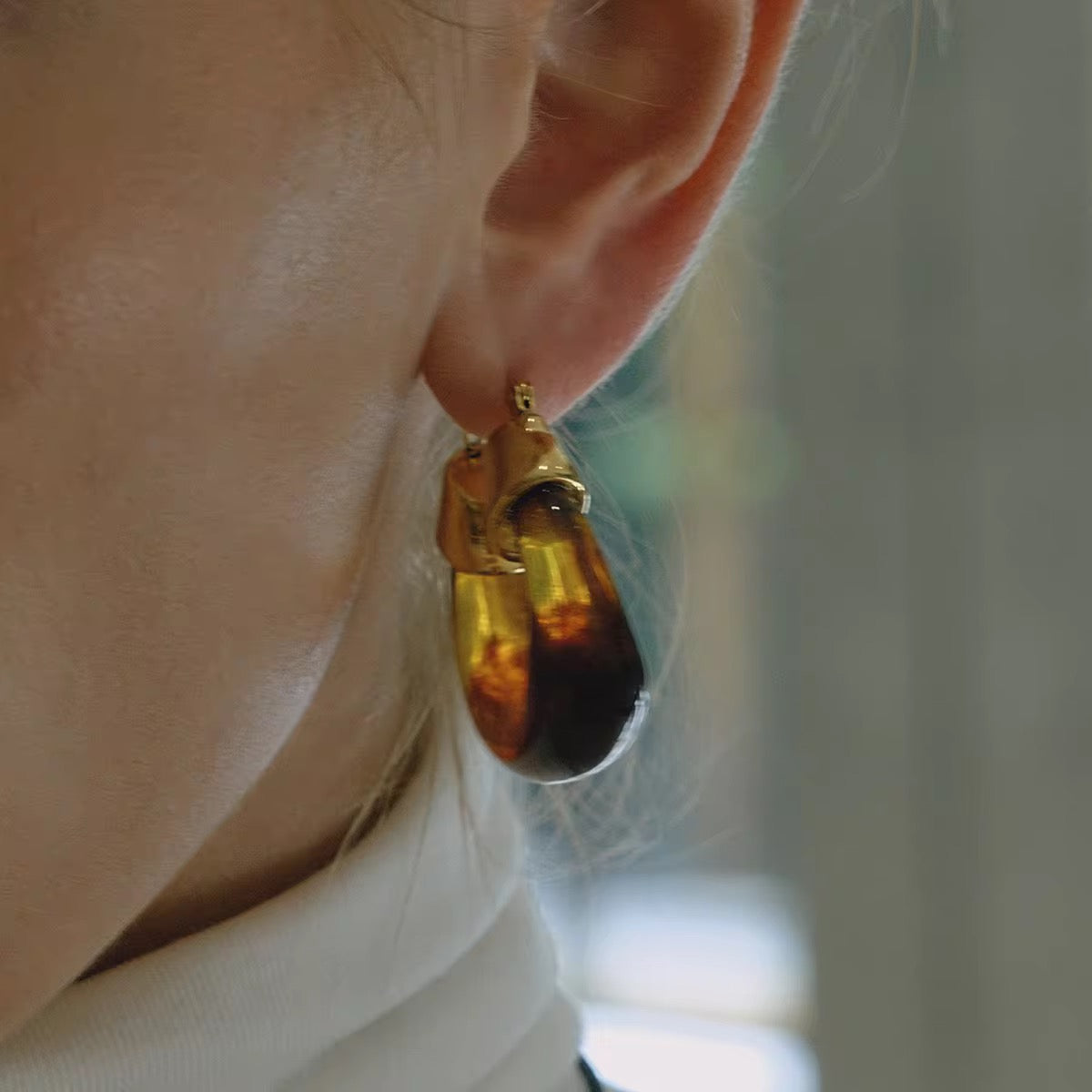 Chunky Resin Hoops