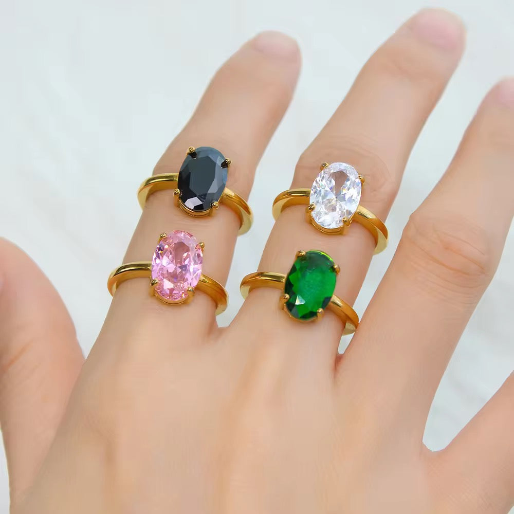 Green Breezy Ring