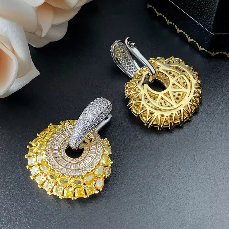 Yellow Dhanak  Luxe Studs
