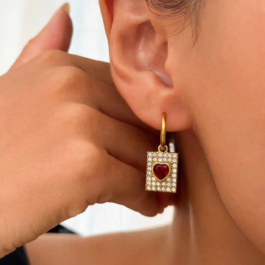 Heart Tarrot Hoops