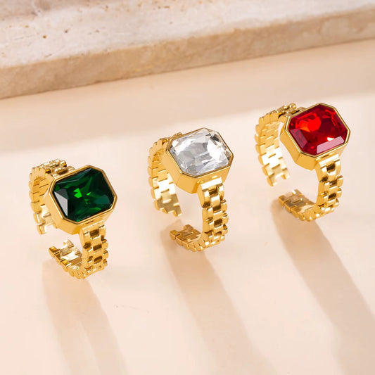 Zircon Strap Ring