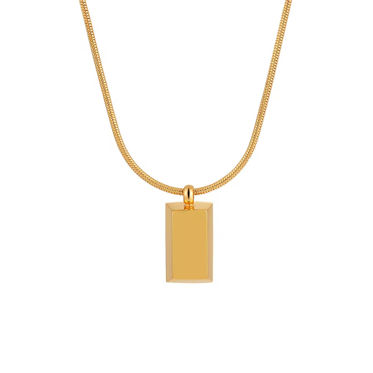 Gold Brick Necklace