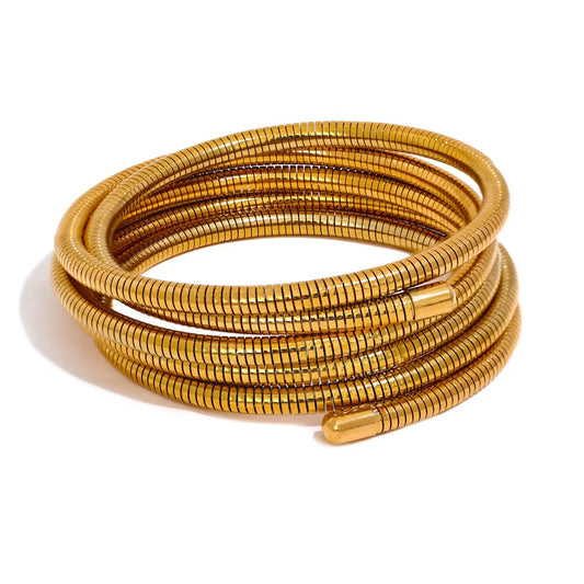 Spiral Coil Bracelet