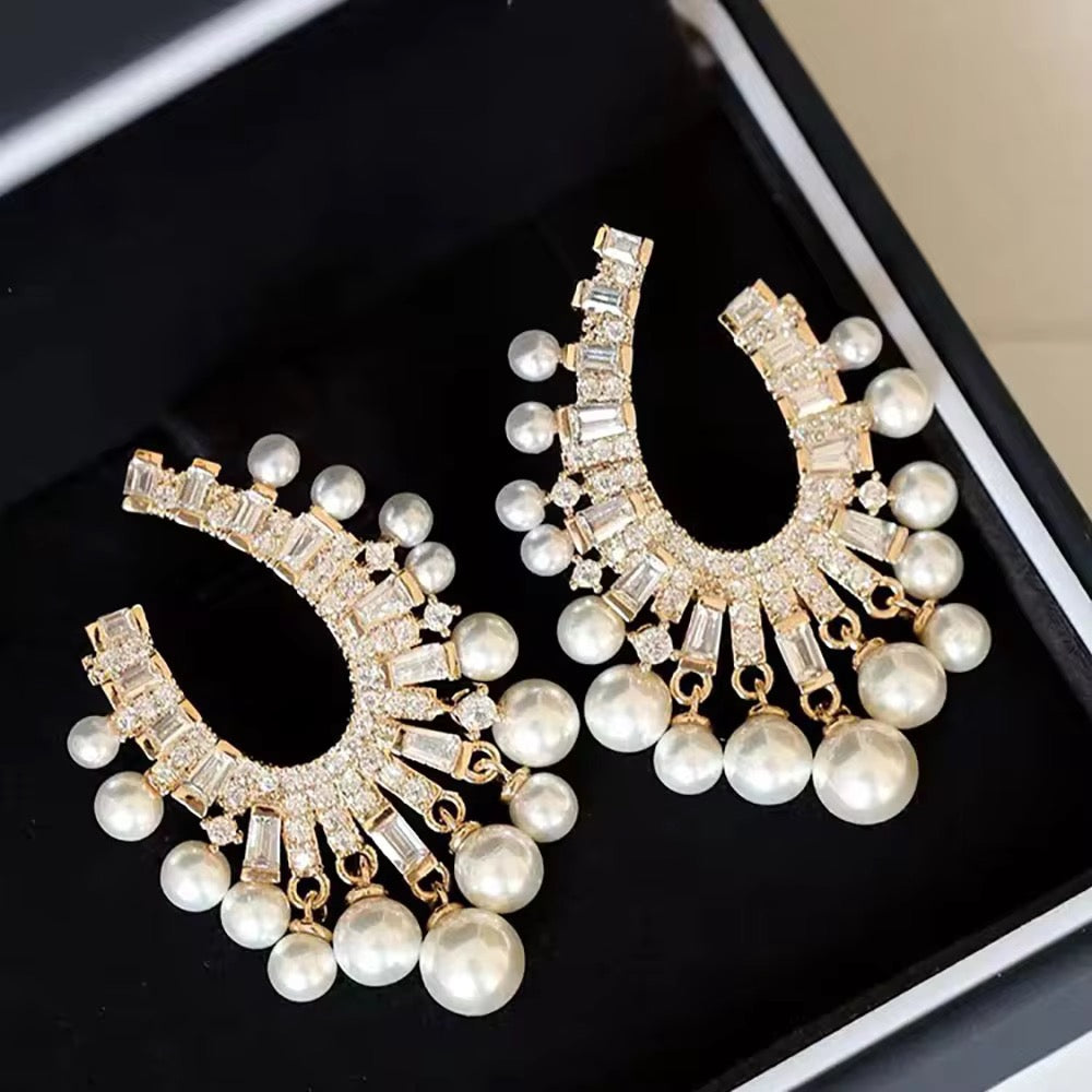 Meesha Pearl Luxe Studs
