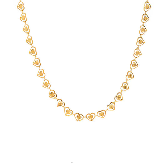 Hearty Choker Necklace