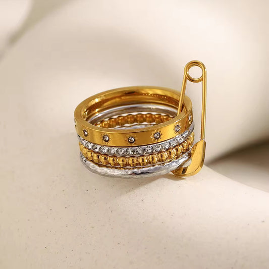 Duotoned Tetralink Ring