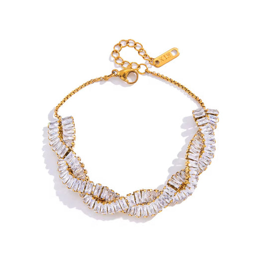 Tennis Twisted Bracelet