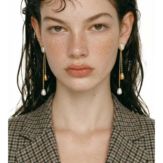 WaterDrop Pearl Earrings
