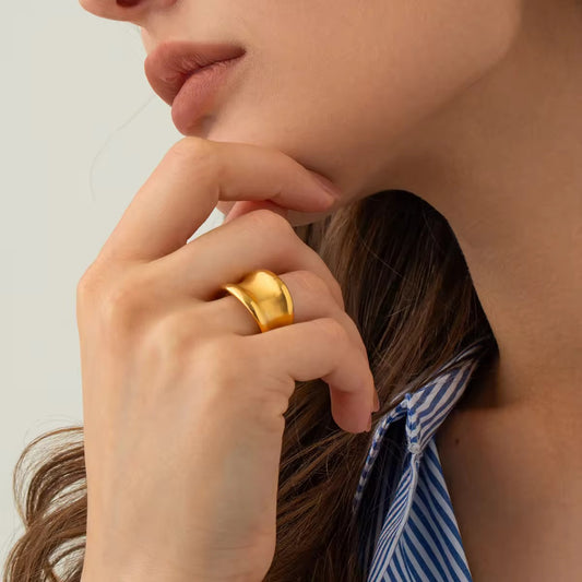 Brushed Solid Ring