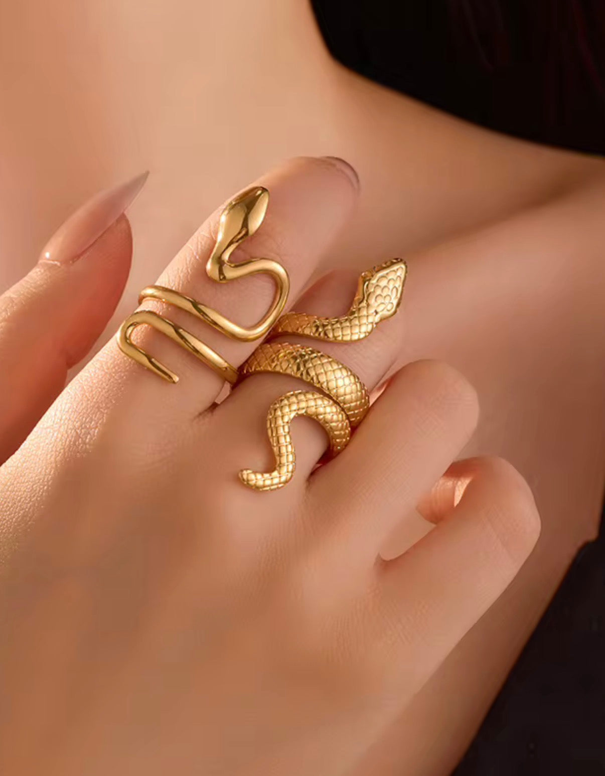 Chunky Snake Ring