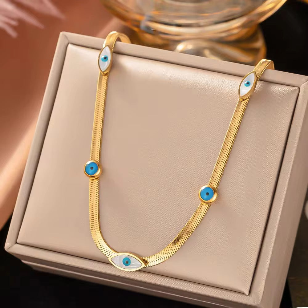 Turquoise Evil Eye Necklace