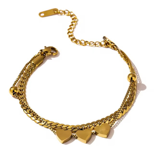 Tin Heart DL Bracelet