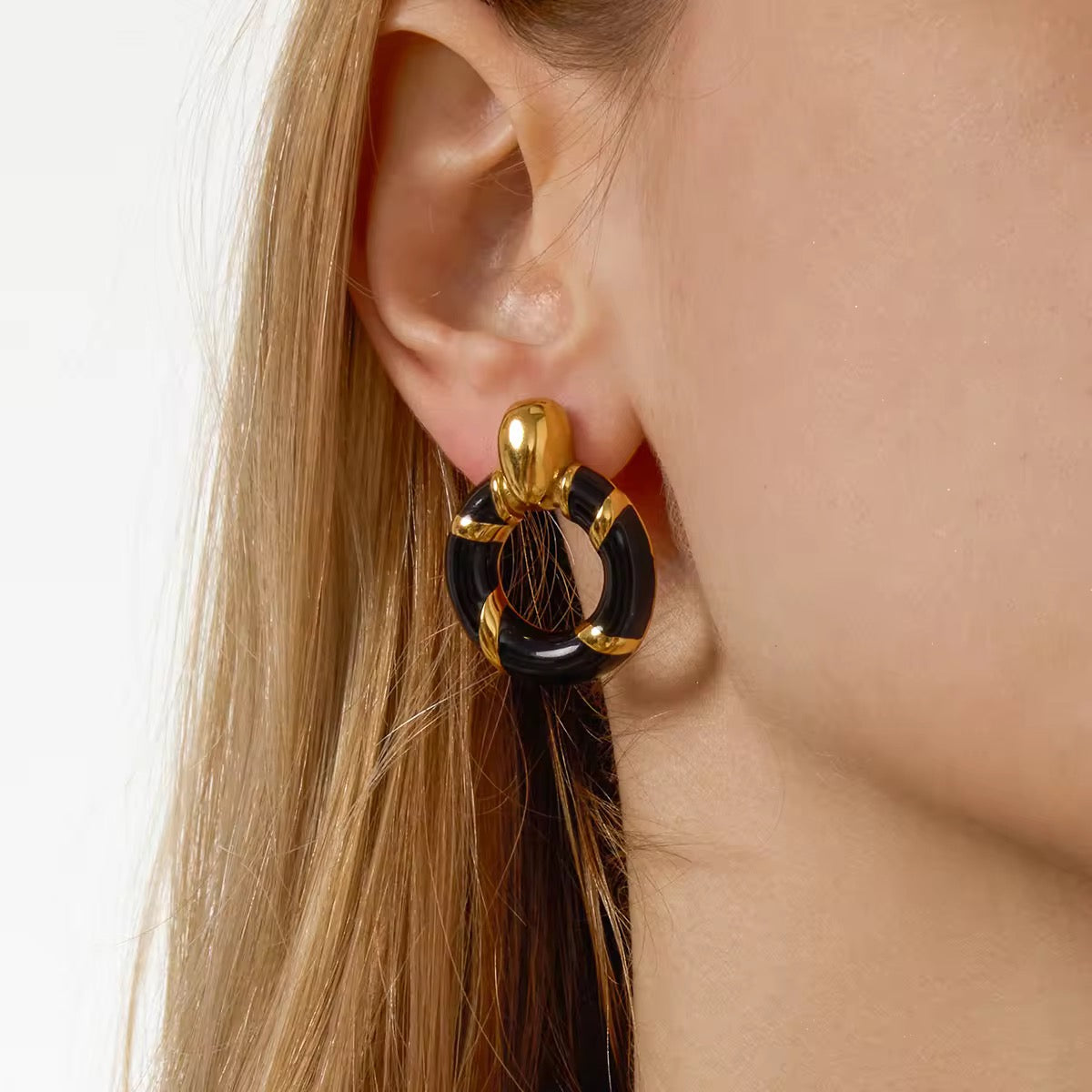 Enamel Aloa Hoops