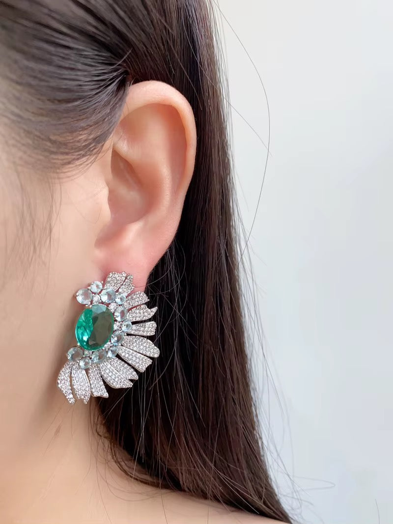 Aqua Bespoke Luxe Earrings