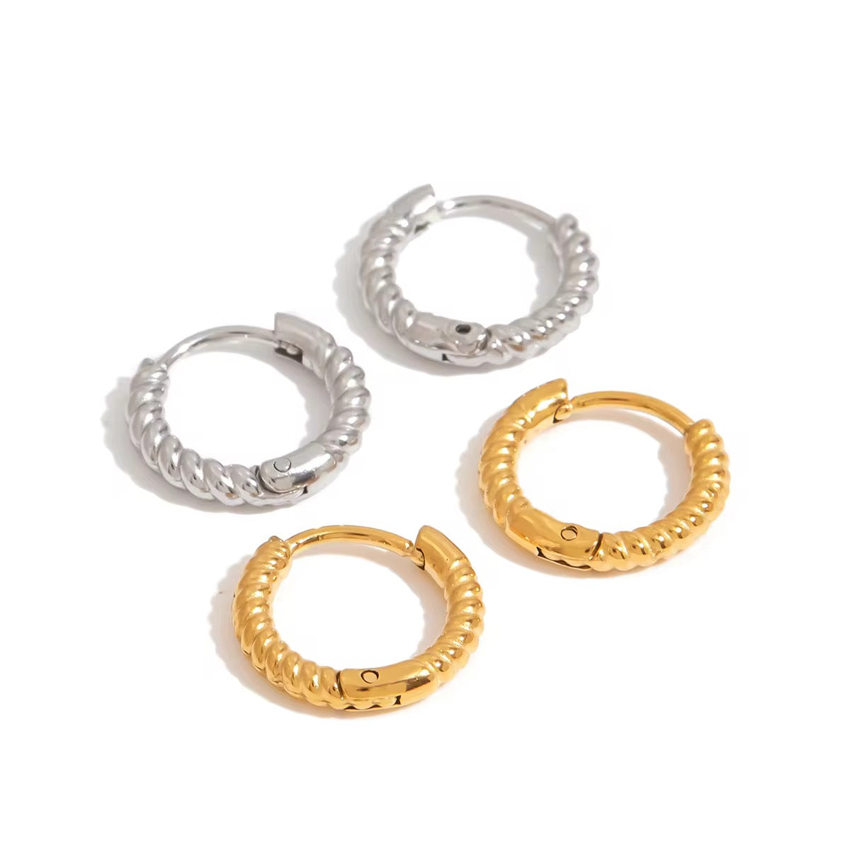 Mini Twisted Hoops