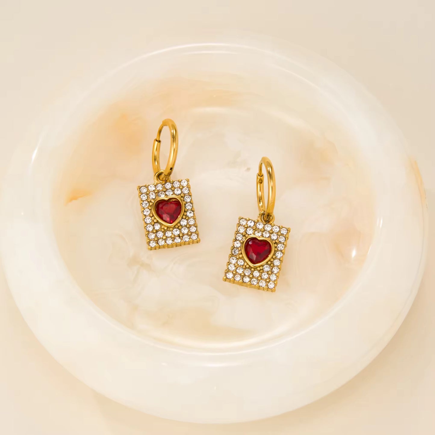 Heart Tarrot Hoops