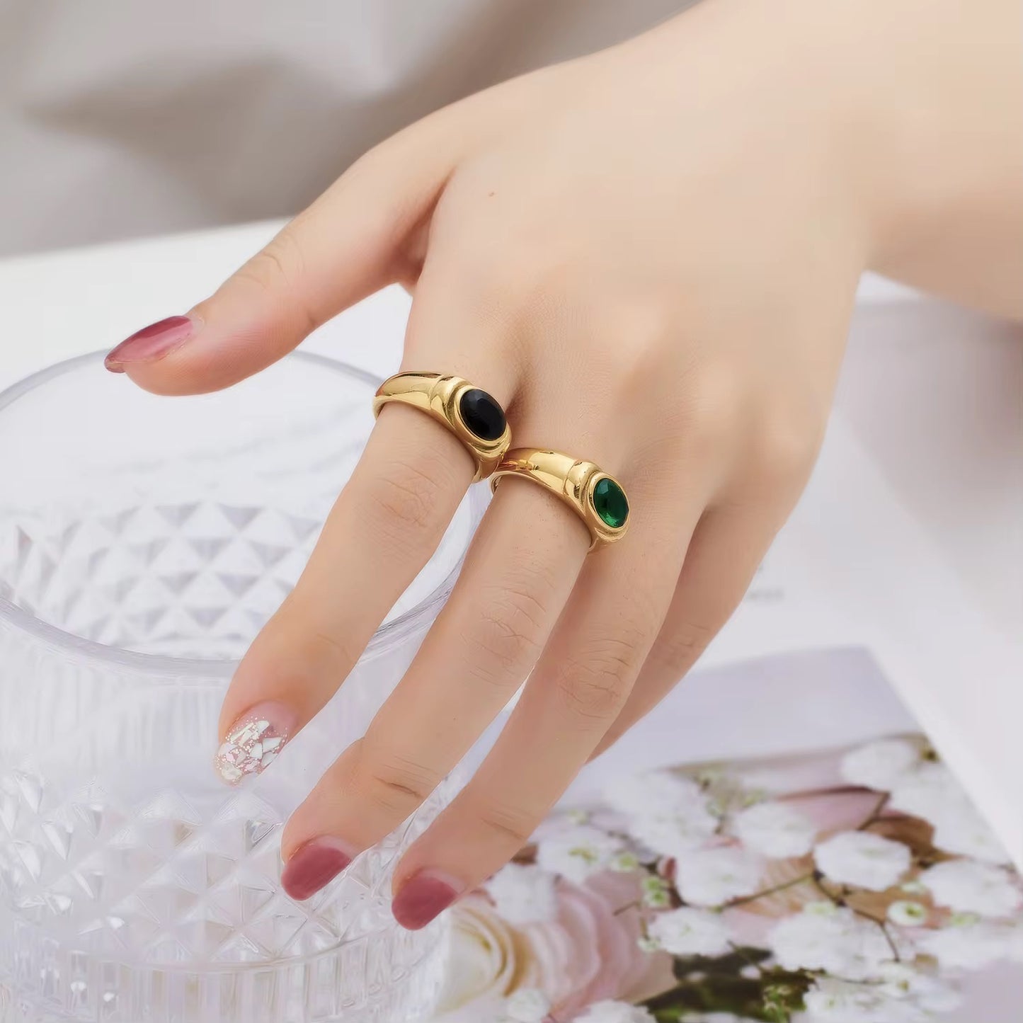 Emerald Sprout Ring